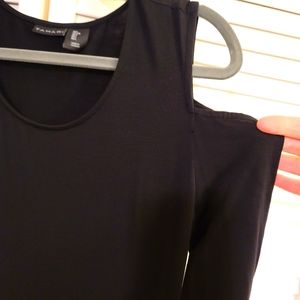 Tahari cold shoulder long sleeve